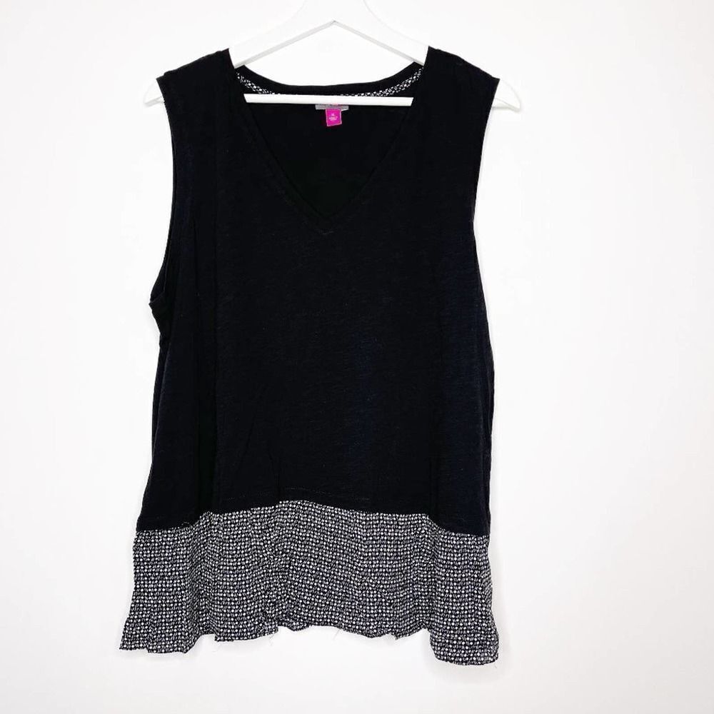 VINCE CAMUTO Black Blouse